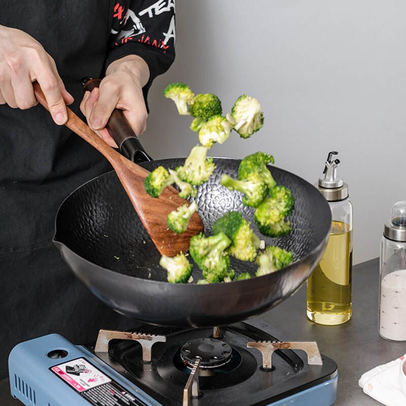 Wok Japonais Ø32 cm Antiadhésif Utilisation