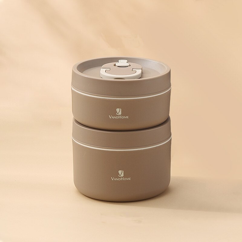 Lunch Box Isotherme Inox pour Déjeuner Kaki A