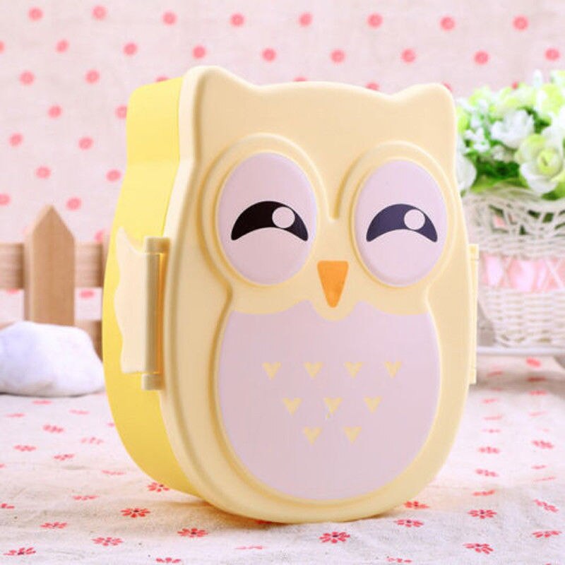 Lunch Box Enfant Hibou Jaune