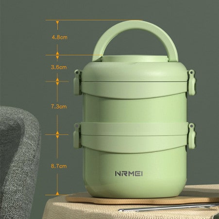 Lunch Box Thermique Isotherme Inox - Mornila™