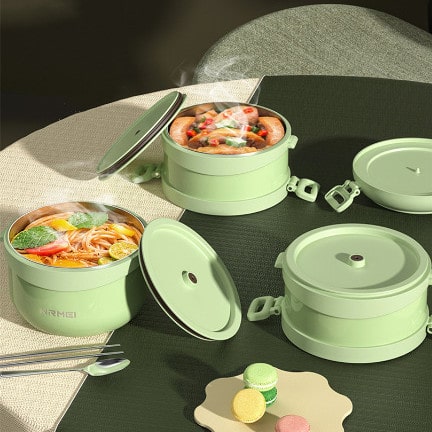 Lunch Box Thermique Isotherme Inox - Mornila™