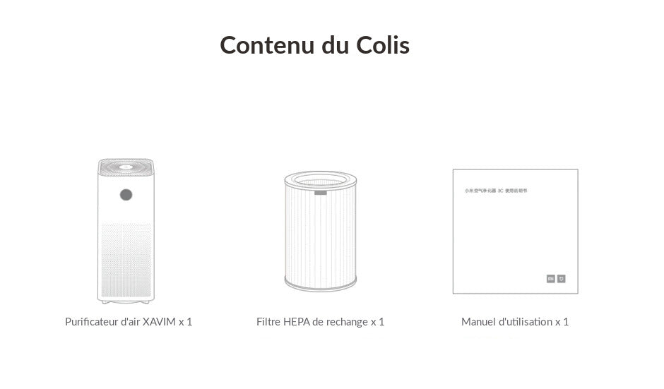 Purificateur d'air XAVIM