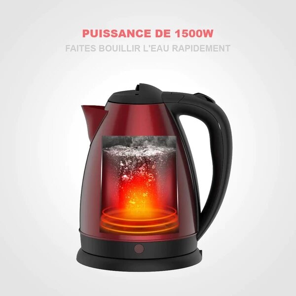 Bouilloire Électrique 2L - Théière Rapide