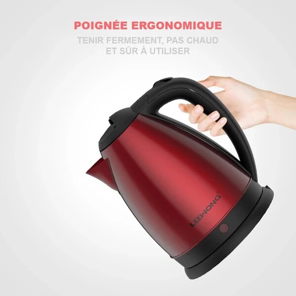 Bouilloire Électrique 2L - Théière Ergonomique