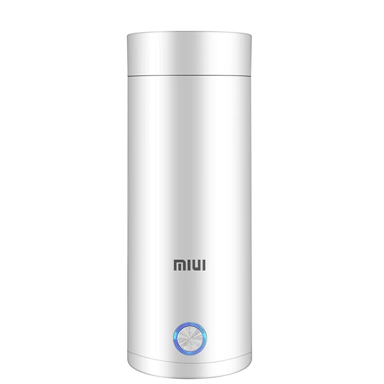 Bouilloire Électrique Portable 0.4L - Tasse Thermique Blanc