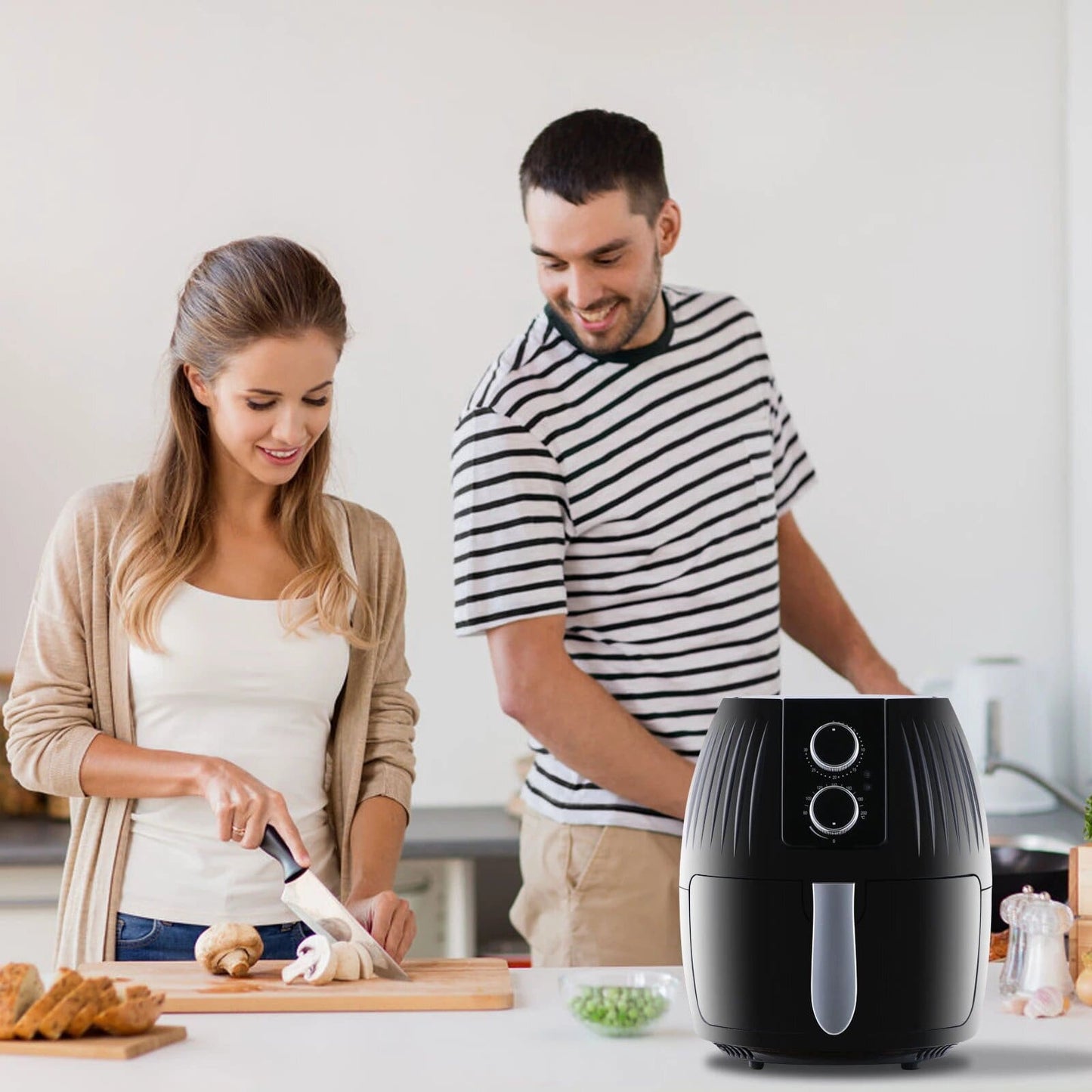 Friteuse à Air Chaud Sans Huile 5.5L