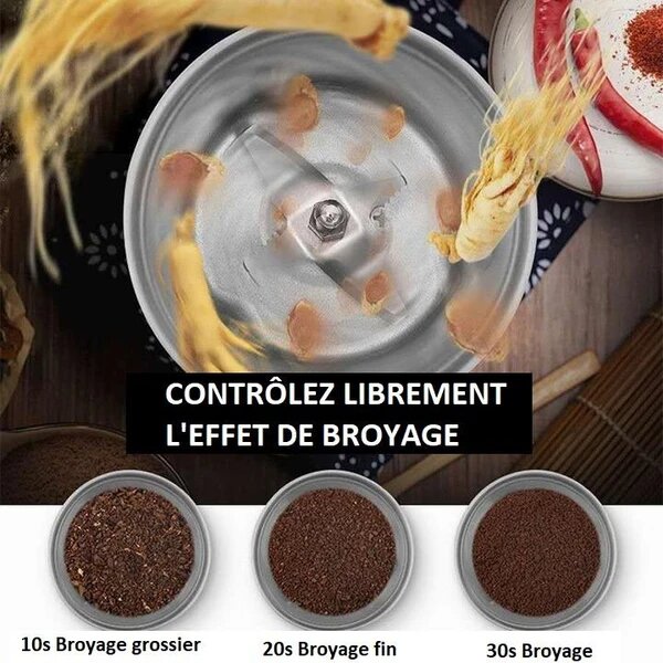 Mini Moulin à Café Électrique