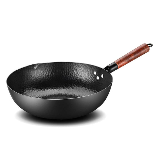 Wok Japonais Ø32 cm Antiadhésif Sans Couvercle