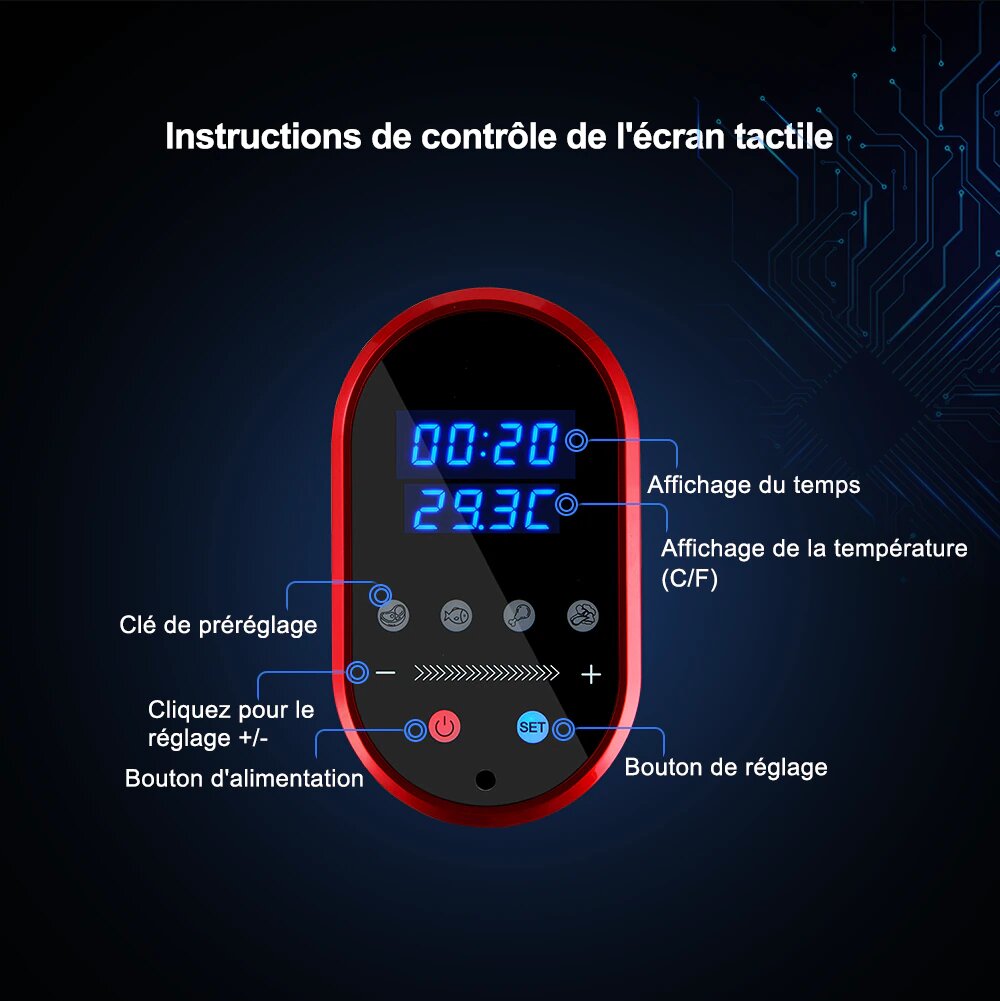 Thermoplongeur Cuiseur Sous Vide Intelligent