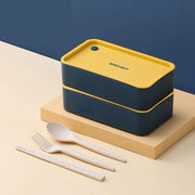 Lunch Box Isotherme Inox Adulte 2 Couches Jaune