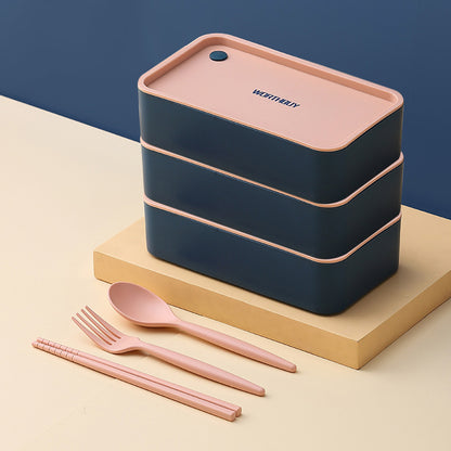 Lunch Box Isotherme Inox Adulte 3 Couches Rose