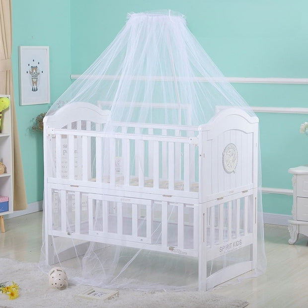 Moustiquaire Lit Bébé Fermée Lit Blanc