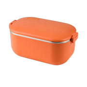 Lunch Box Chauffante Electrique Isotherme Inox Orange