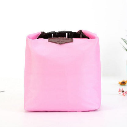 Sac de Rangement de Déjeuner Isotherme Rose