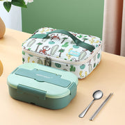 Lunch Box Isotherme à Déjeuner Micro-Ondes Vert Avec Lunch Bag