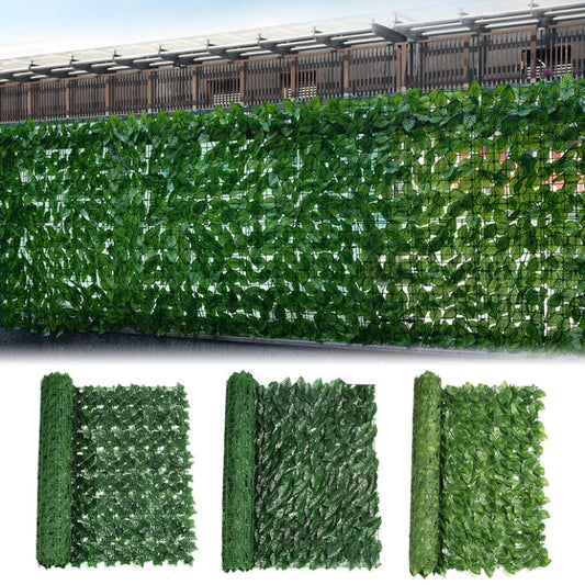 Clôture de Jardin Feuille Verte Artificielle