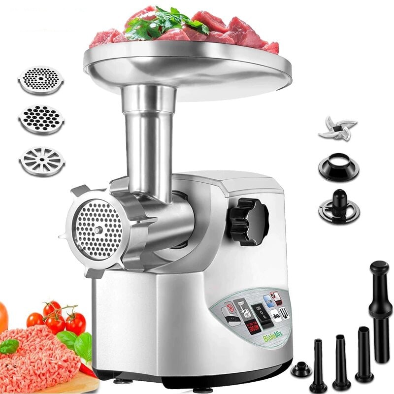 Hachoir à Viande Électrique 3000W Puissant