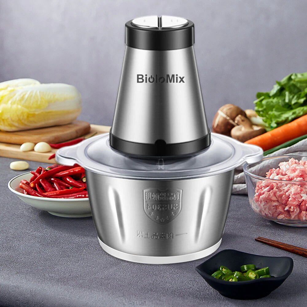 Hachoir à Viande Électrique 500W 2L