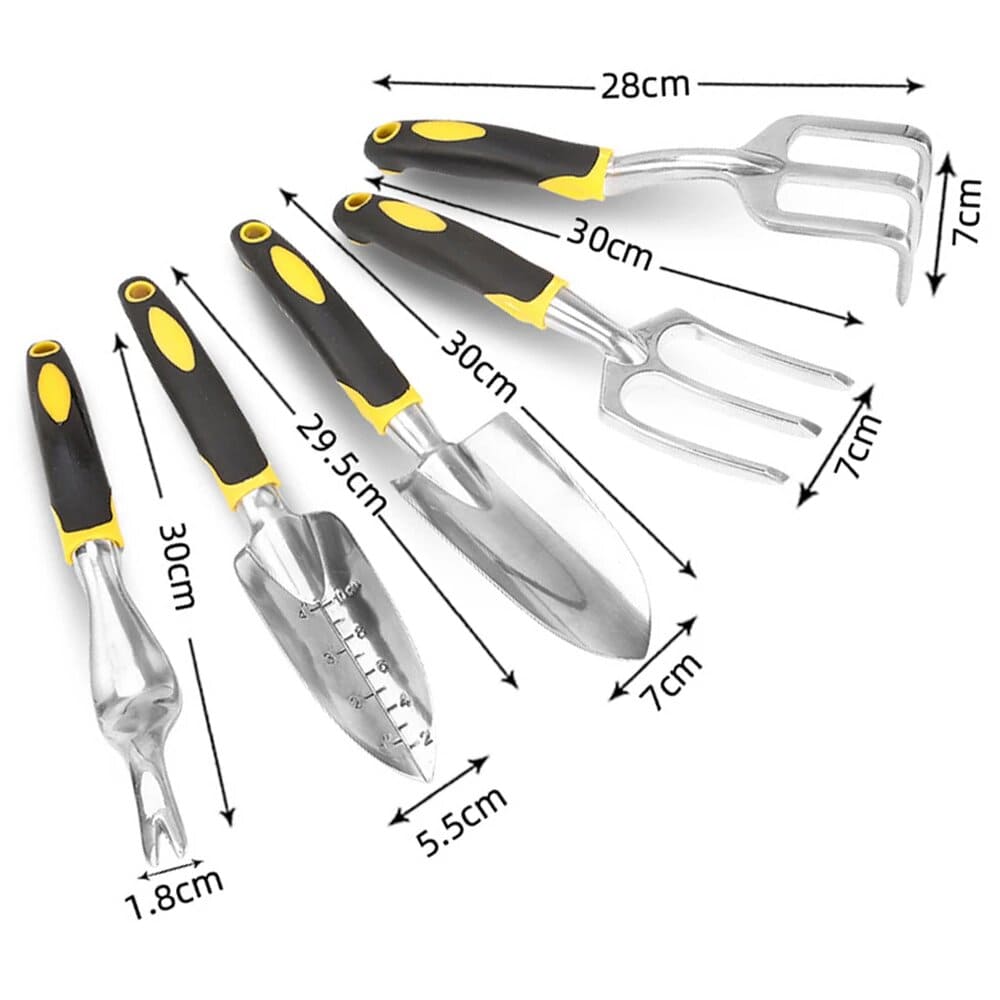 Kit de 5 Outils de Jardinage + 1 Cadeau